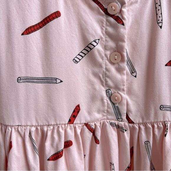 Tucker + Tate Pencil Print Tiered Dress – Size 2 - Picture 7 of 7